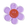 Transparent Acrylic Big Pendants OACR-P012-A02-2