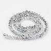 Electroplate Glass Beads Strands EGLA-A034-J10mm-M05-2