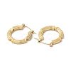 Rack Plating 304 Stainless Hoop Earrings for Women EJEW-Z026-34G-2