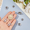 6Pcs Dollar Sign Brass Lapel Pin Backs for Backpack Clothes JEWB-FH0003-06-3
