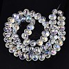 Electroplate Glass Beads Strand X-EGLA-S188-22-B03-5