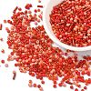 Opaque & Transparent Inside Colours Glass Seed Beads SEED-YW0002-17B-1