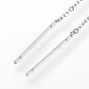 Tarnish Resistant 304 Stainless Steel Earring Findings STAS-S070-01-2