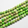 Natural Imperial Jasper Beads Strands G-I122-6mm-M-2