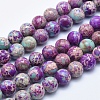 Natural Imperial Jasper Beads Strands G-I122-10mm-15-1