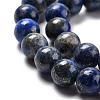 Natural Lapis Lazuli Round Bead Strands G-E262-01-8mm-2
