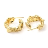 Rack Plating Brass Twist Round Stud Earrings EJEW-Q773-06G-2