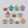 Resin & Walnut Wood Pendants RESI-S389-051B-1