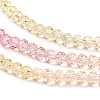 Transparent Painted Glass Beads Strands DGLA-A034-T3mm-A09-4