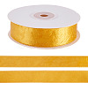 1 Roll Imitation Leather Polyester Ribbon LC-TA0001-02G-1