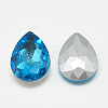 Pointed Back Glass Rhinestone Cabochons RGLA-T081-18x25mm-12-2