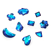 90Pcs 9 Styles Electroplated Glass Pendants EGLA-TA0001-14-3