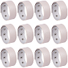 12Pcs PVC & Iron Cord Bracelets AJEW-CL0002-49A-7