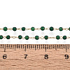 Handmade 304 Stainless Steel Faceted Round Link Chains CHS-N008-05G-01-3