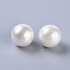 Creamy White Color Imitation Pearl Loose Acrylic Beads Round Beads for DIY Fashion Kids Jewelry X-PACR-24D-12-1