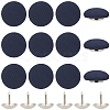 36Pcs Flat Round Cloth Cap Nail Buttons BUTT-CY0001-34A-1