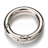 Zinc Alloy Spring Gate Rings X-PALLOY-C100-01P-08-2