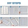 Basswood Assembled Paper Making Frame DIY-WH0016-17-2
