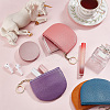 5Pcs 5 Colors Imitation Leather Coin Purse for Women ABAG-CP0001-03-4