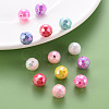 Opaque Acrylic Beads X-TACR-S154-10F-6
