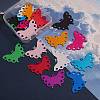 20 Pcs 10 Colors Aluminum Blank Chandelier Components Links ALUM-SZ0001-04-3