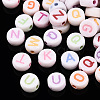 Initial Acrylic Beads X-PL085-5