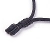 Adjustable Natural Tiger Eye Pendant Necklaces NJEW-A125-C09-3