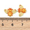 Baking Paint Alloy Beads AL-CBAABB5-03-3