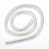 Electroplate Non-magnetic Synthetic Hematite Bead Strands X-G-Q465-19S-2