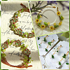 500Pcs 5 Colors Transparent Acrylic Charms TACR-SP0001-35-7