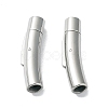 Tarnish Resistant Column 316 Surgical Stainless Steel Bayonet Clasps STAS-A021-4mm-1