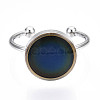 Flat Round Mood Ring RJEW-T025-01P-2