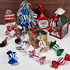 24Pcs 6 Colors Christmas Electroplate Plastic Candy Pendants Decorations KY-BC0001-47-4