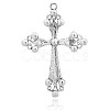 Alloy Rhinestone Big Pendants RB-J112-21AS-2
