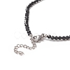 Black & White Couple Choker Necklaces Set NJEW-JN04224-5