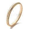 Electrophoresis Iron Bangles for Women BJEW-M057-08G-2