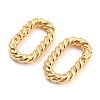 Brass Spring Gate Rings KK-D048-04G-2