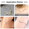 Fashewelry 3 Sets 3 Colors Zinc Alloy with Glass Rhinestone Jewelry Pendant Accessories FIND-FW0001-17-6