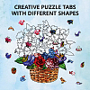 DIY Wooden Assembly Animal Toys Kits for Boys and Girls AJEW-WH0344-0006-3