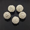 Brass Rhinestone Beads RSB081-S-1