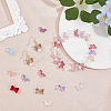 200Pcs 10 Style Transparent Spray Painted Glass Beads GLAA-FH0001-70-4