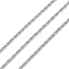 Tarnish Resistant 304 Stainless Steel Rope Chains CHS-G027-08A-P-1