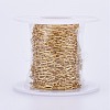 Soldered Brass Paperclip Chains CHC-G005-03G-10