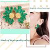 Vintage Flower Stud Earrings for Women JE1095B-3