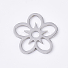 Tarnish Resistant 201 Stainless Steel Filigree Joiners STAS-S079-113P-1