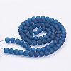 Baking Paint Transparent Glass Bead Strands X-GLAA-S031-10mm-31-2