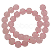 Dyed Natural White Jade Beads Strands X-JBR7-8mm-2