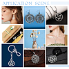 PandaHall Elite 28Pcs 7 Style Tibetan Style Zinc Alloy Pendants FIND-PH0010-02-5