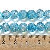 Baking Paint Glass Bead Strands GLAA-G116-02D-4