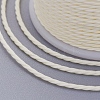 Round Waxed Polyester Cord X-YC-G006-01-1.0mm-16-2